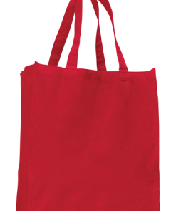 Q-Tees Canvas Gusset Shopping Tote - Image 4