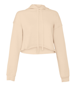 Alternative view of BELLA+CANVAS Women's Cropped Fleece Hoodie 7502bc