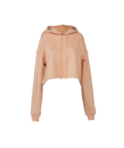 BELLA+CANVAS Women's Cropped Fleece Hoodie 7502bc - Image 4